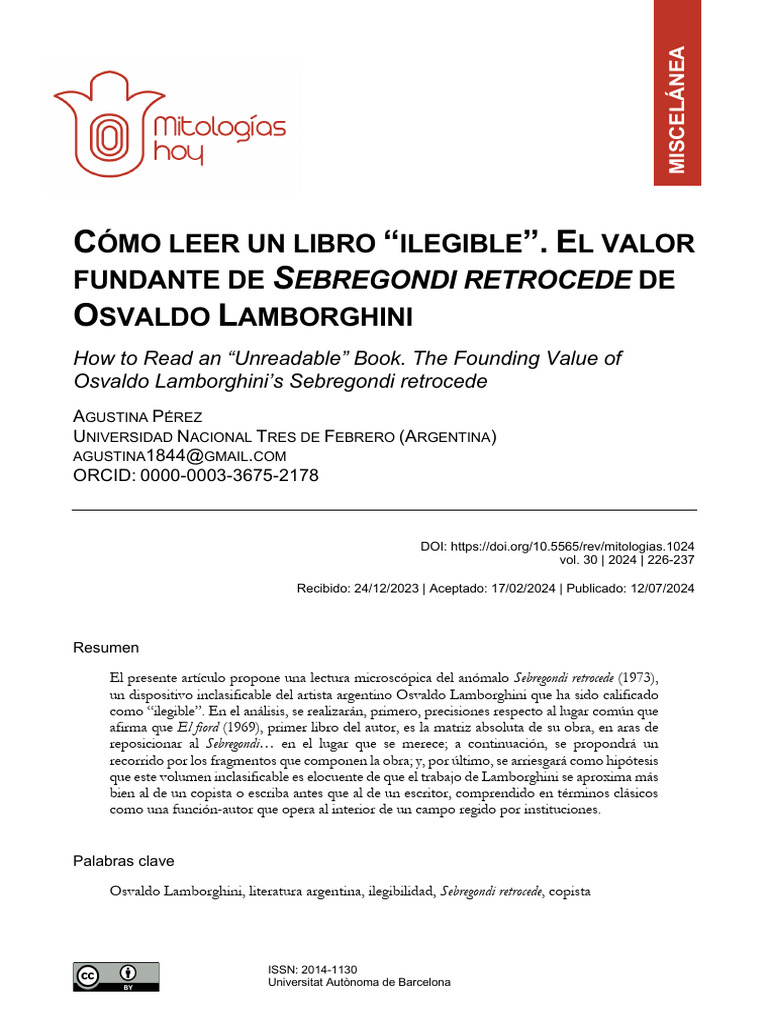 Cómo Leer Sebregondi Retrocede de Lamborghini | PDF