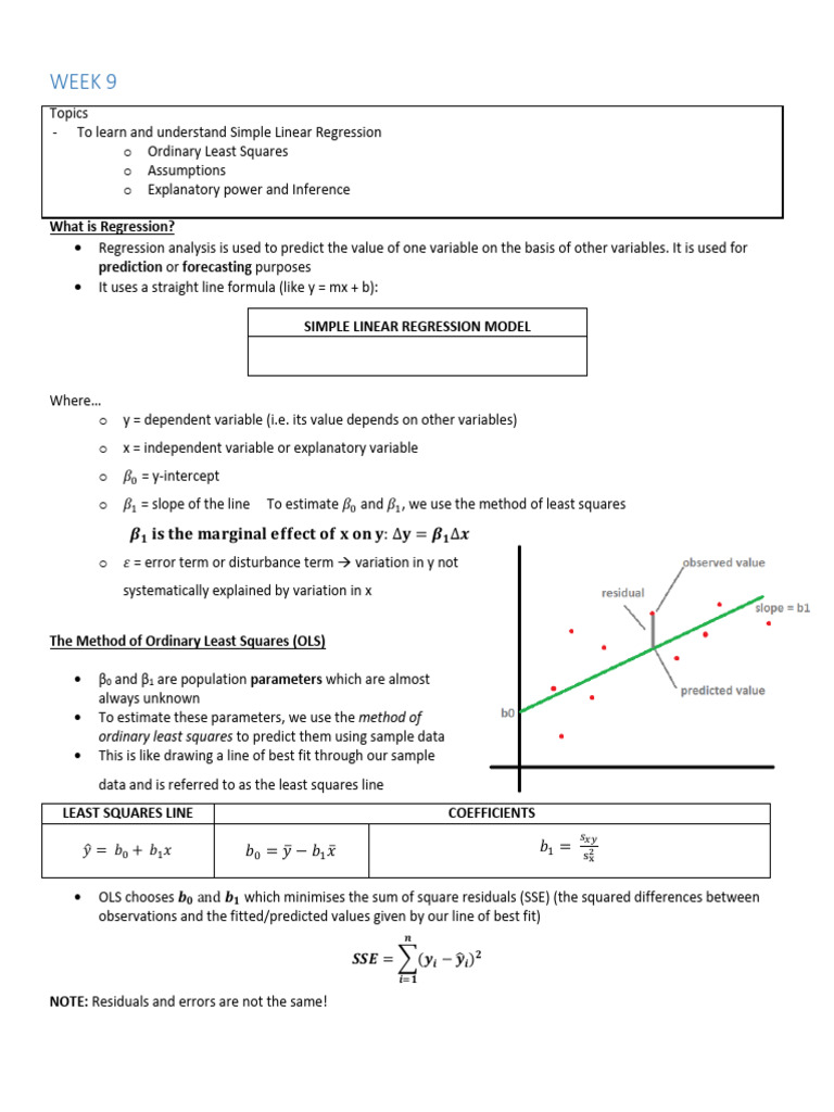 WK9 1203 PASS - Questions | PDF | Ordinary Least Squares | Linear ...