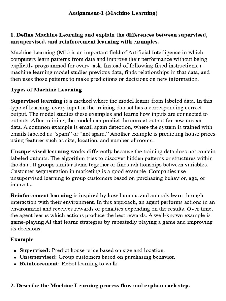 Assignment - Docx 20260308 164622 0000 | PDF | Machine Learning ...