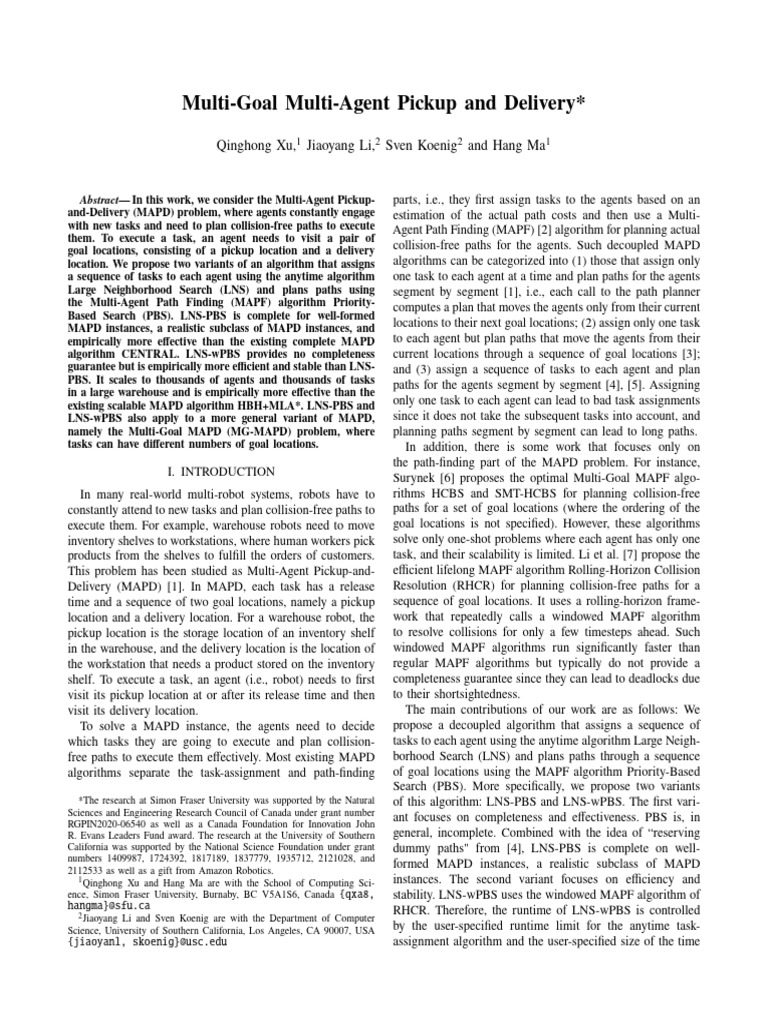 Lns Pbs Mapd | PDF | Theoretical Computer Science | Applied Mathematics