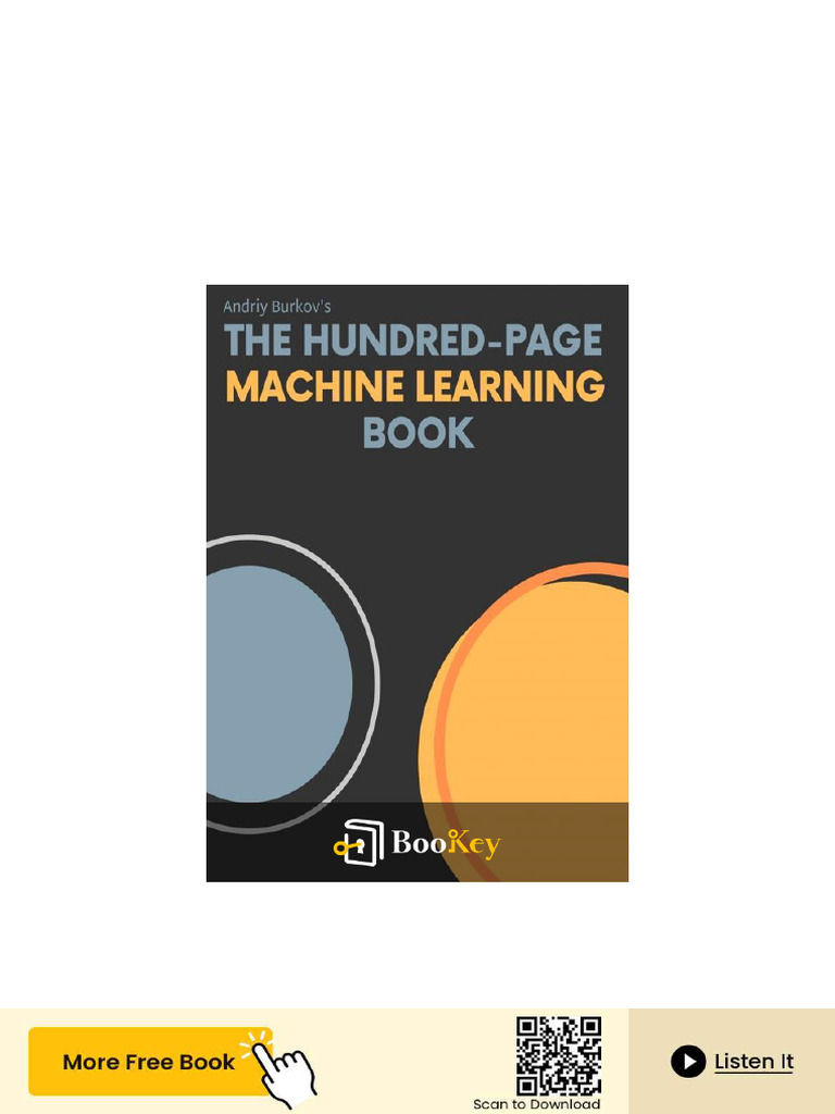 The Hundred-Page Machine Learning Book PDF | PDF | Support Vector ...