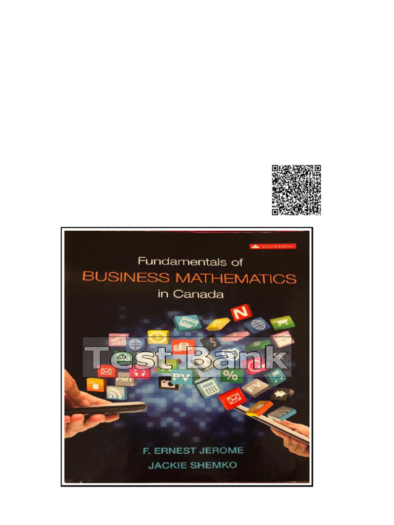 Fundamentals of Business Mathematics in Canada Canadian 2nd Edition ...