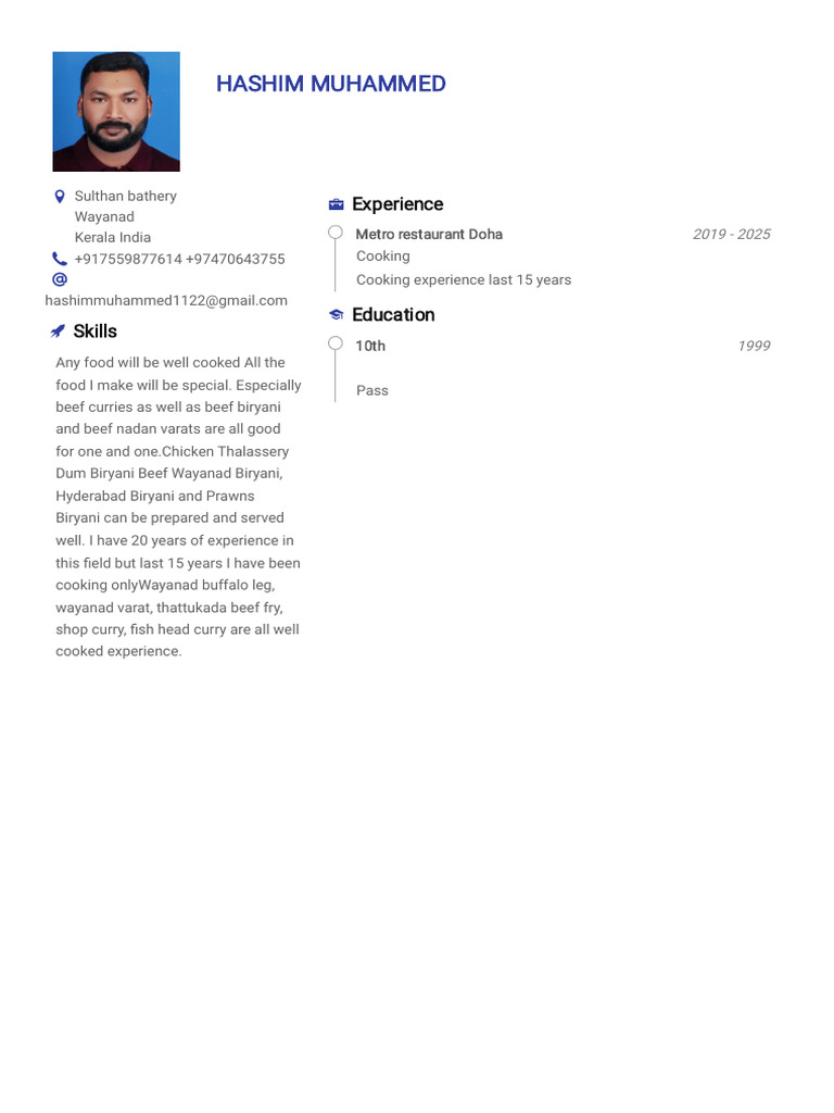 Hashim CV | PDF