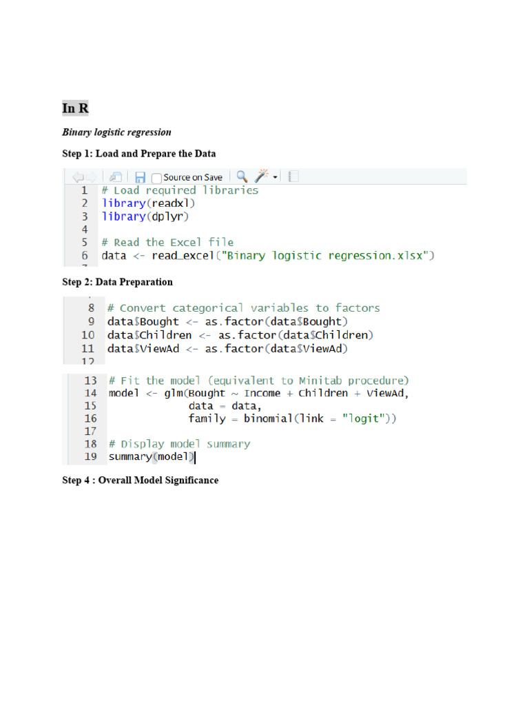 Logistic Regression Part 2 | PDF