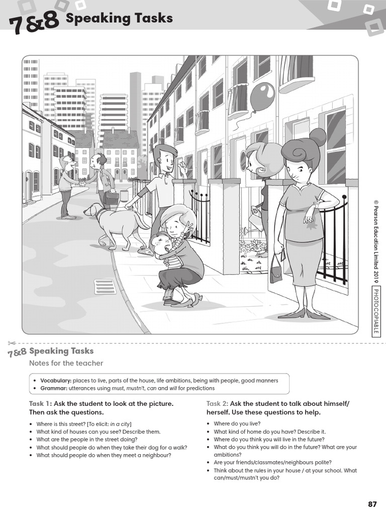 Speaking Tasks 7-8 | PDF