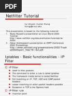 Netfilter Tutorial