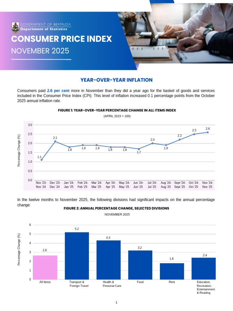 November 2025 CPI Report | PDF | Cost Of Living | Consumer Price Index