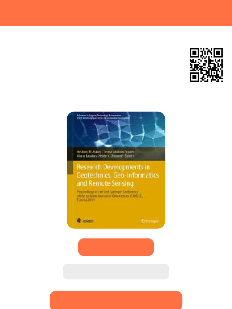 Research Developments in Geotechnics Geo Informatics and Remote Sensing ...