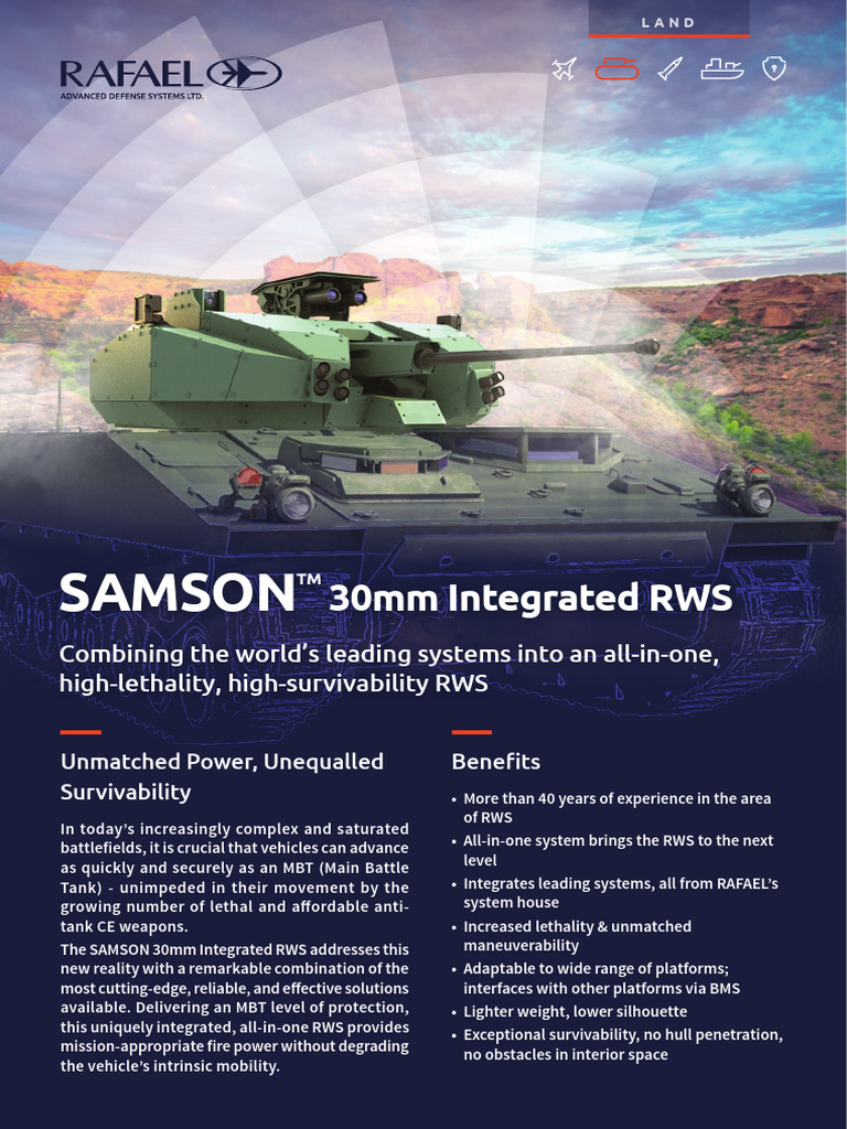 Samson 30mm Integrated1 | PDF | Tanks | Armoured Vehicles