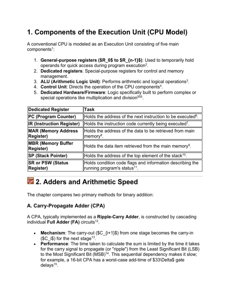 COA Chapter 3 | PDF | Central Processing Unit | Logic Gate