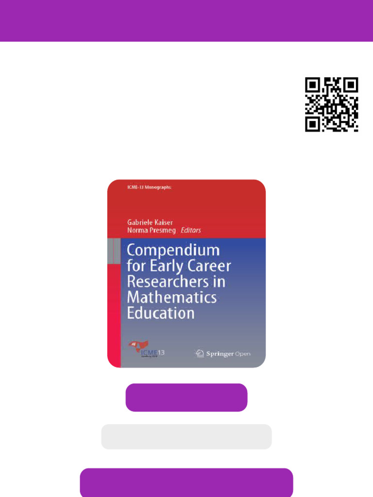 Compendium For Early Career Researchers in Mathematics Education ...