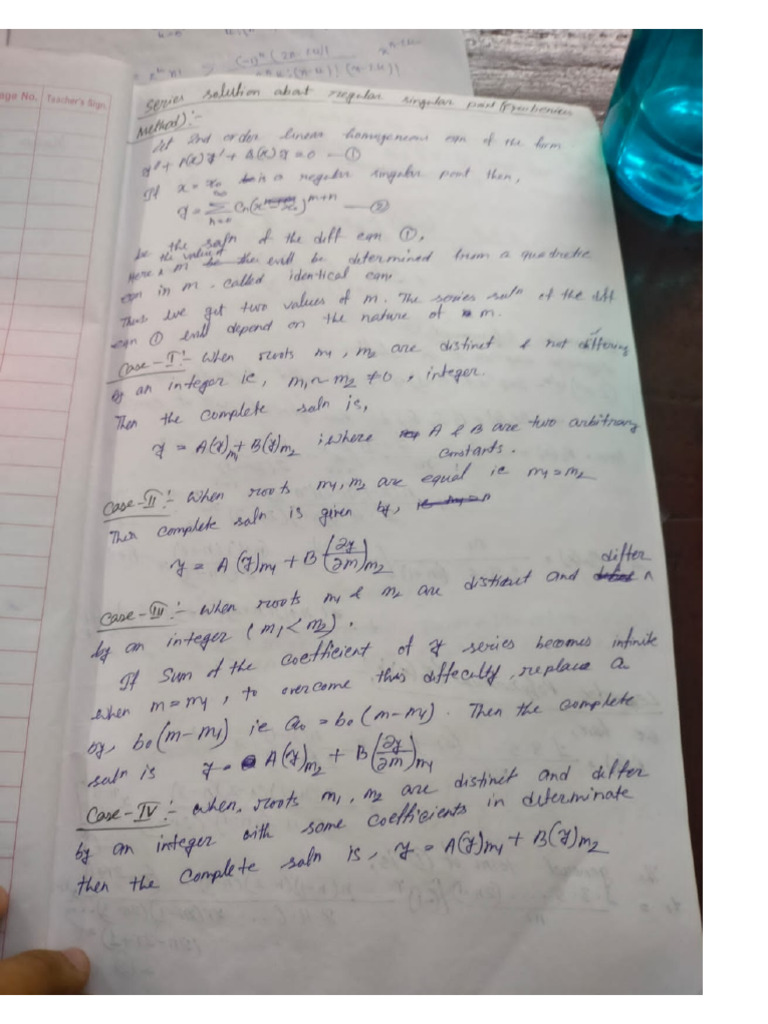 Mathematical Physics Note | PDF
