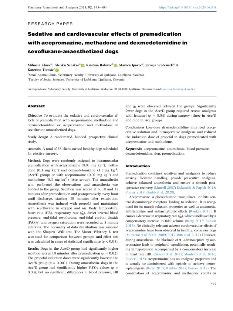 Ace Dex Met | PDF | Anesthesia | Clinical Medicine