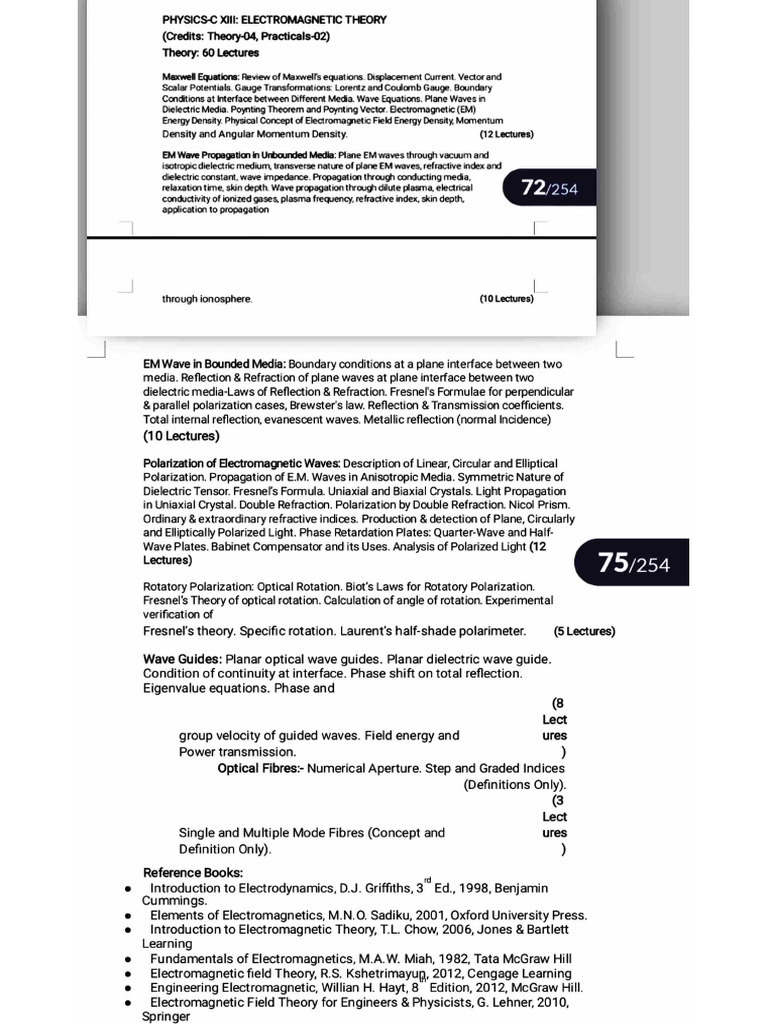 6 Sem Syllabus | PDF