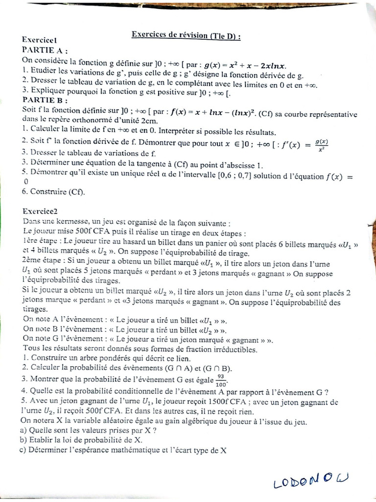 Exercice New | PDF