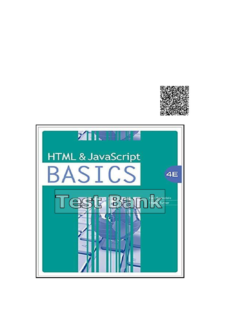 HTML and JavaScript BASICS 4th Edition Barksdale Test Bank | PDF | Java ...