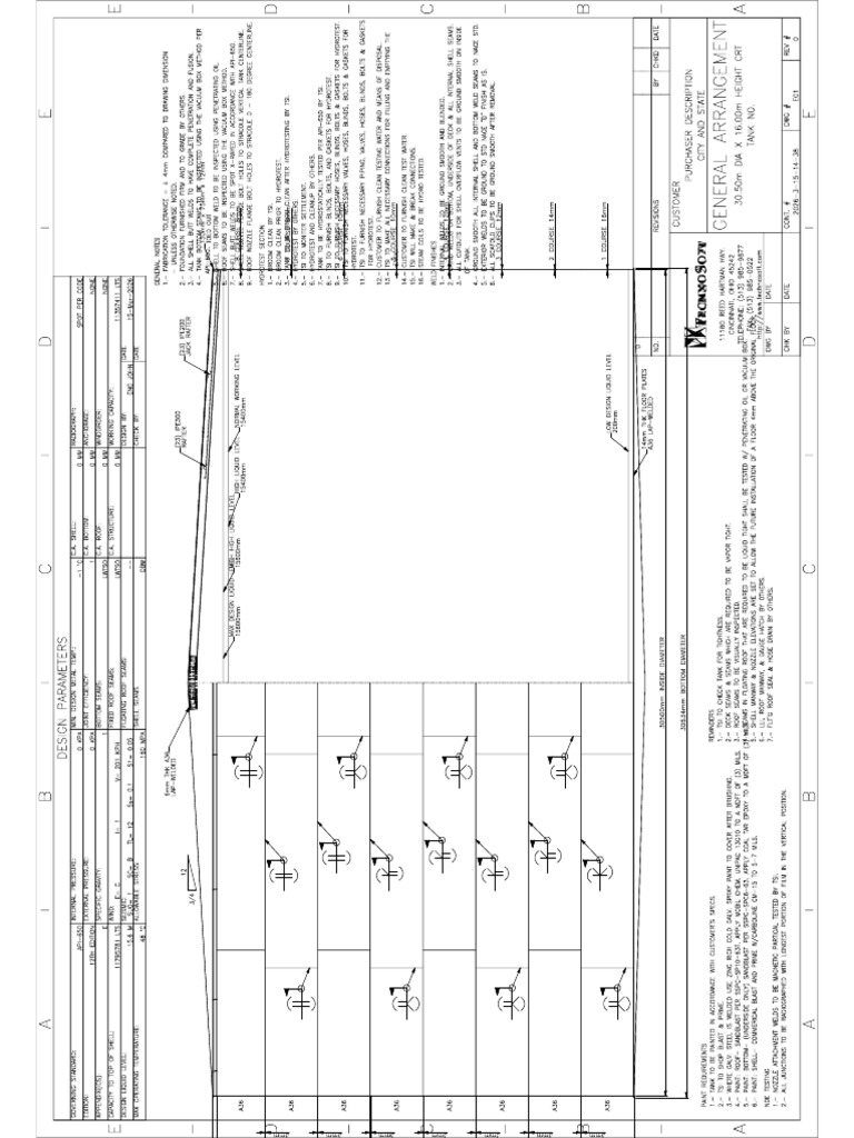 Tank Design Data | PDF