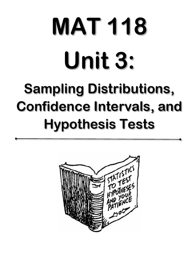 Unit 3 Notes Packet - 1 | PDF | Confidence Interval | Standard Error