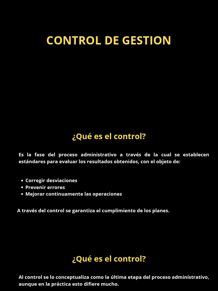 Qué Es El Control | PDF | Medición | Evaluación