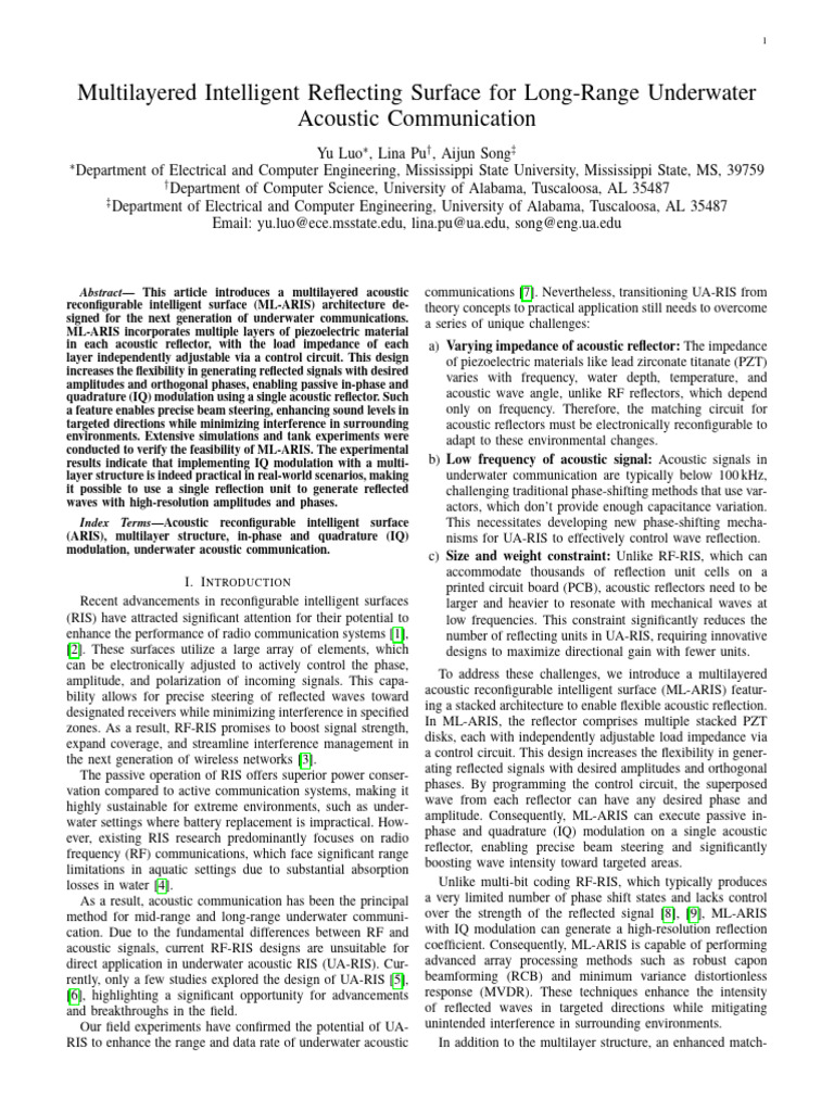 Luo Et Al. - 2025 - Multilayered Intelligent Reflecting Surface For ...