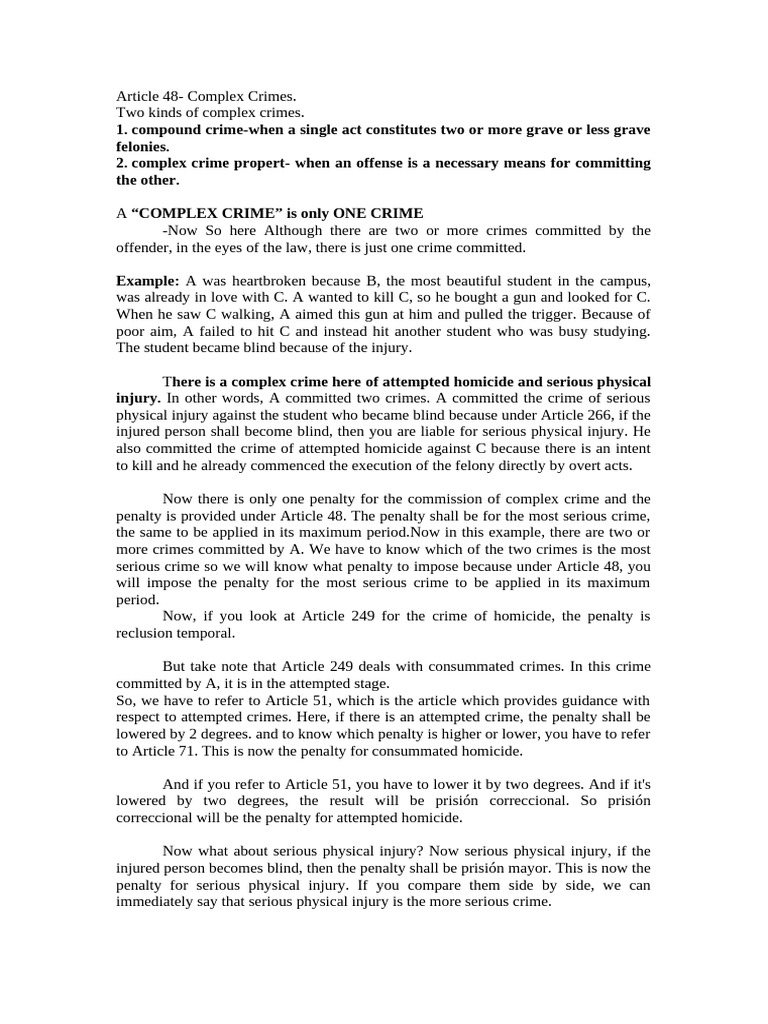 COMPLEXCRIMES | PDF | Crimes | Crime & Violence
