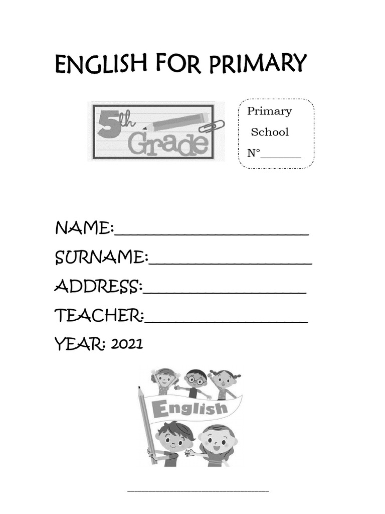 English For Primary 5 - 2021 (1) - 1 | PDF