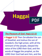 Haggai 1.12-15 Pleasure of God