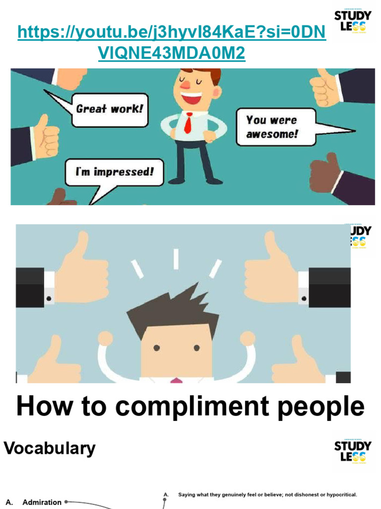 How To Compliment People | PDF