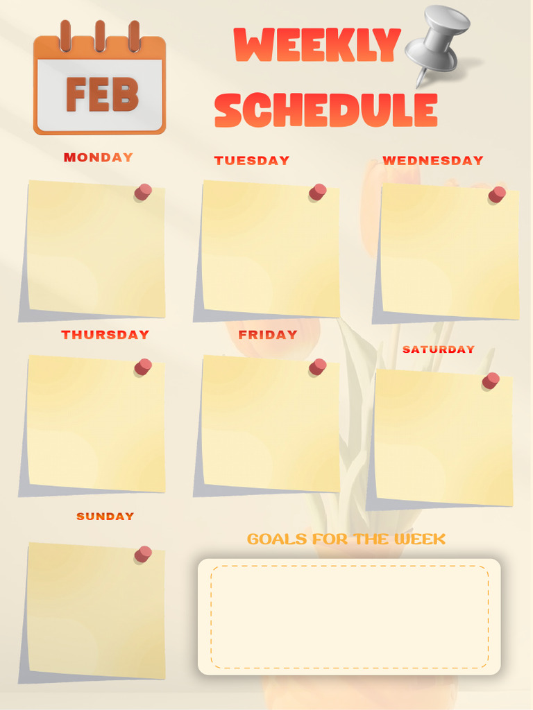 Colorful Weekly Schedule Poster 20260315 171415 0000 | PDF
