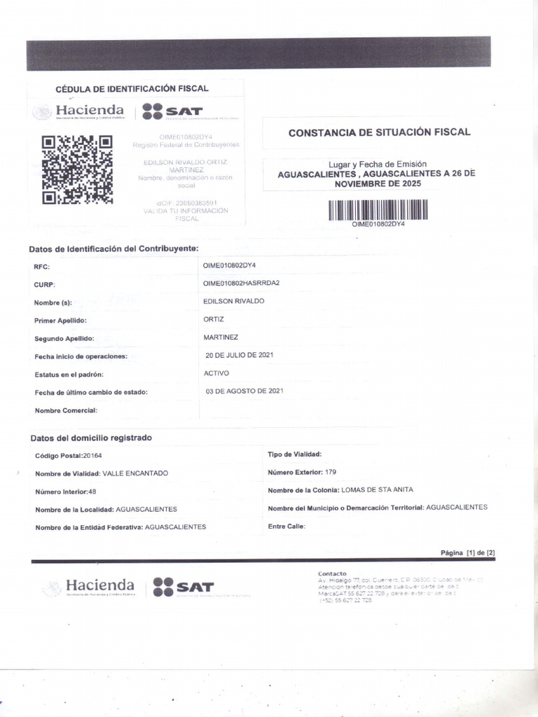 Constancia | PDF