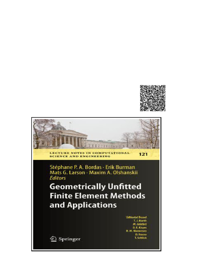 Geometrically Unfitted Finite Element Methods and Applications 1st Ed ...