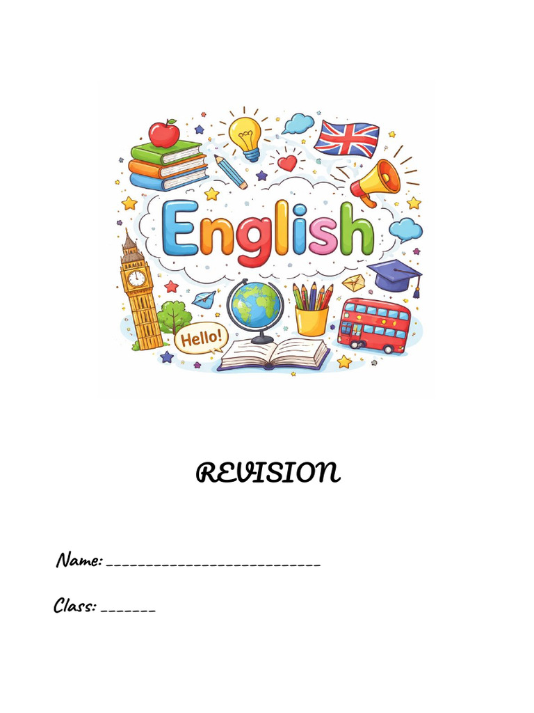 Revision Handout 2026 PDF | PDF | Linguistic Morphology | Syntax