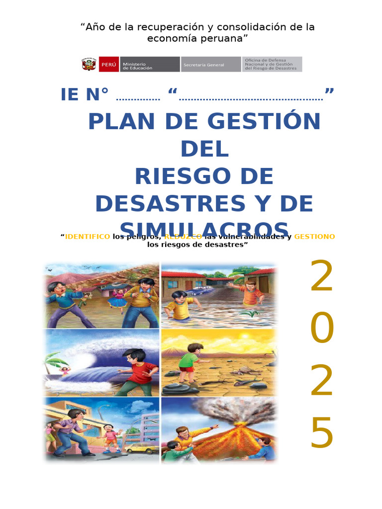 Plan de Gestión Del Riesgo de Desastre | PDF | Radiación | Relámpago
