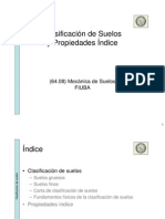 Clasificacion de Suelos y Propiedades Indice