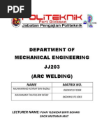 Download Arc Weld Report by Asyraf Razali SN101351299 doc pdf