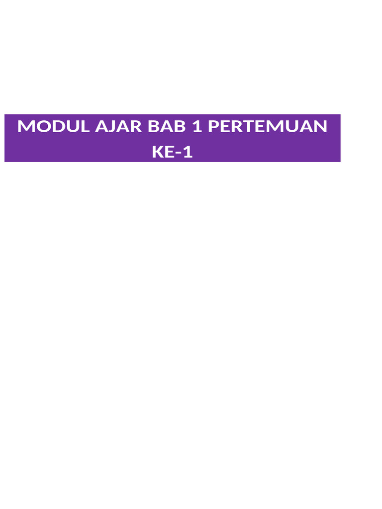 Bab 1 - Pekan Ke 1 Ilmu Pengetahuan | PDF