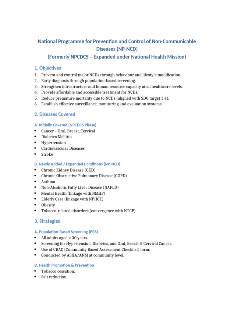 NP NCD Exam Ready Answer | PDF | Non Communicable Disease | Hypertension