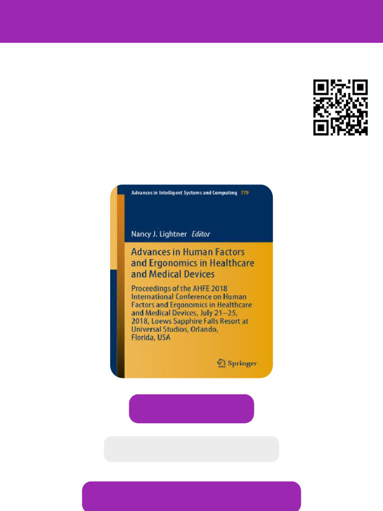 Advances in Human Factors and Ergonomics in Healthcare and Medical ...