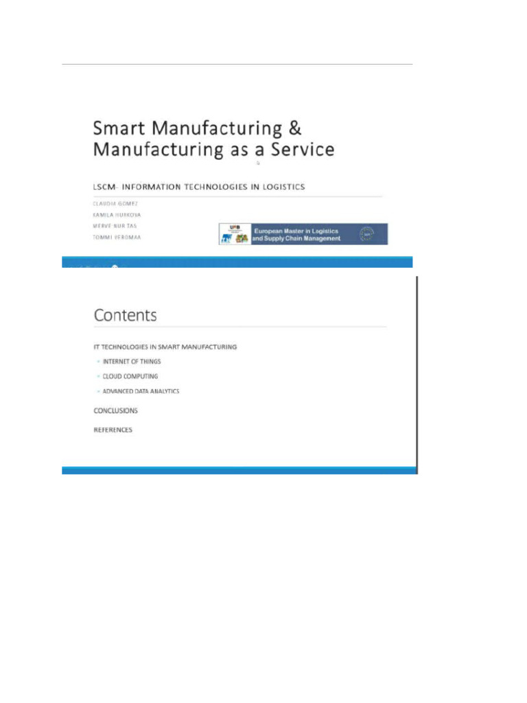 Smart Manufacturing | PDF