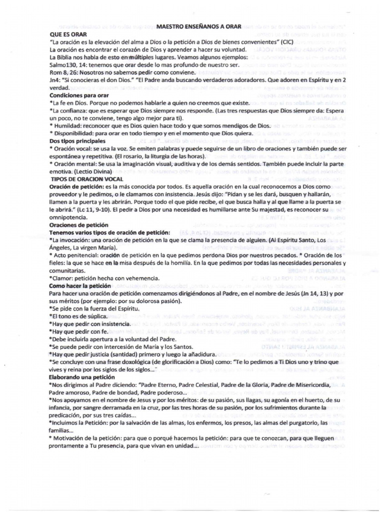 Que Es Orar | PDF