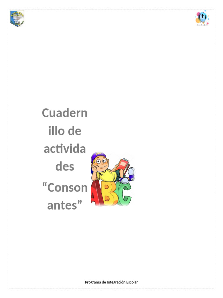 Cuadernillo CONSONANTES | PDF