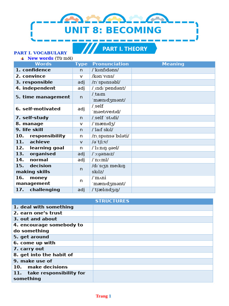 Unit 8 - Grade 11 | PDF | Linguistics