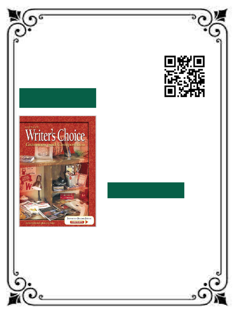 Writer S Choice Grammar and Composition Grade 10 Mcgraw-Hill Ebook ...