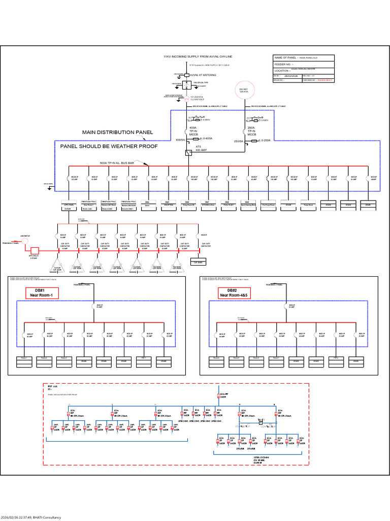 Master Electrical SLD 26022026 | PDF | Electrical Engineering | Power ...