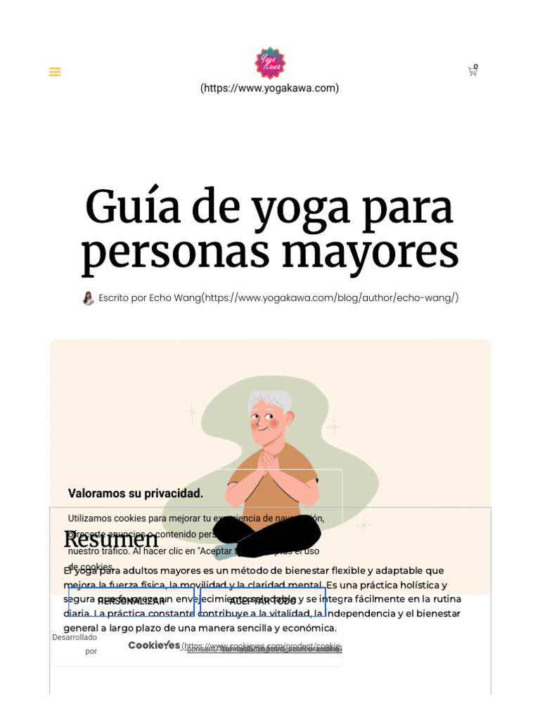 Guide To Yoga For Seniors - Yoga Kawa | PDF | Flexibilidad (anatomía ...