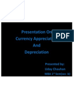 Presentation On Currency Appre and Deprec