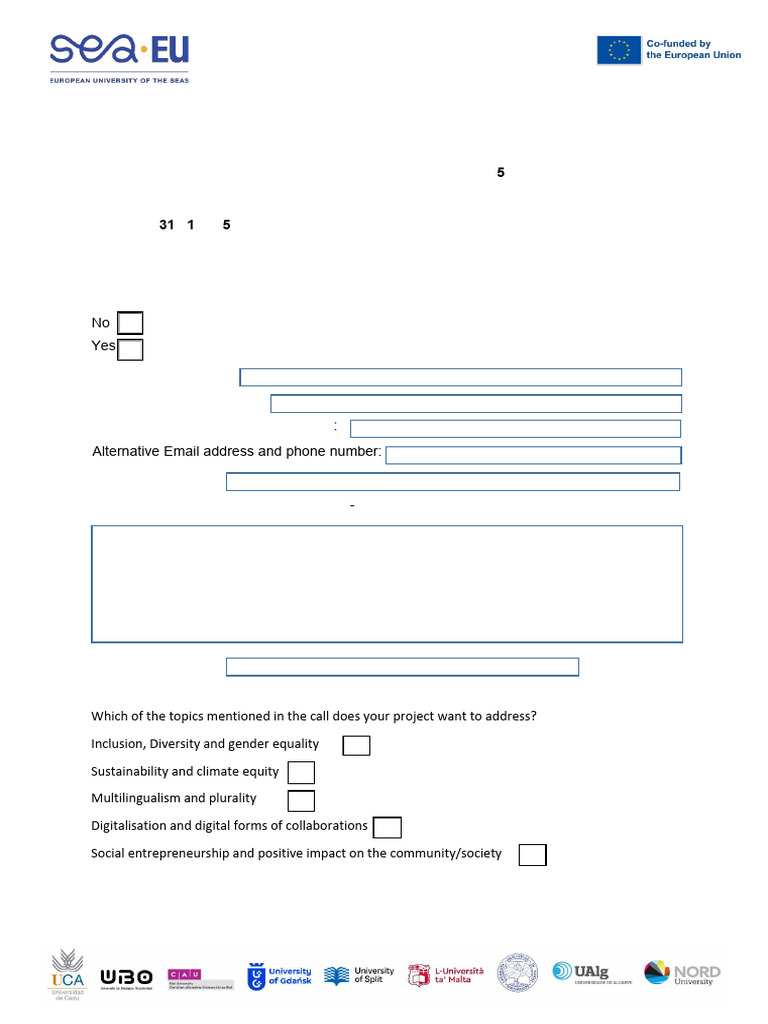 2 CFP 2025 Application Form | PDF
