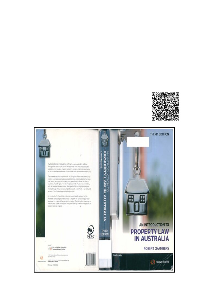 An Introduction To Property Law in Australia Third Edition. Edition ...