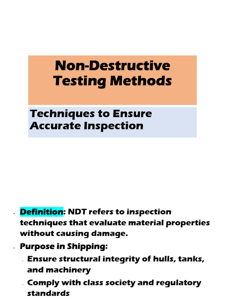 Non Destructive Test Fd28ec41 4c8d 4f79 Bbfa E9419a6ec366 | PDF ...