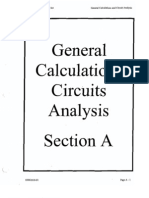 General Calculations For Circuit Analysis